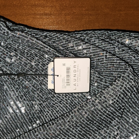 Laundry by Shelli Segal Bodycon Gunmetal dress - Picture 3 of 4